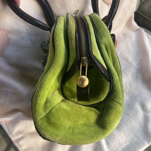 Juicy Couture Green Bowler bag, wallet and dust cover - Picture 7 of 16